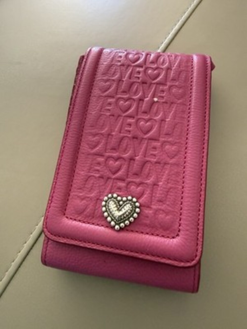 Brighton Fashionista Deeply In Love Phone Organizer - Hot Pink